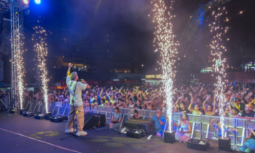 Iluminación escénica para conciertos y fiestas